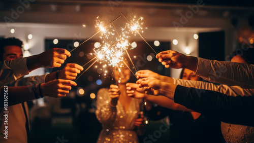 Celebrating together with sparks of joy