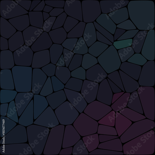 Abstract polygonal background. Vector geometric template for the presentation of promotional materials. Website background layout design. Dark colors pebble. eps 10
