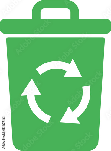 ゴミ箱　アイコン　リサイクル