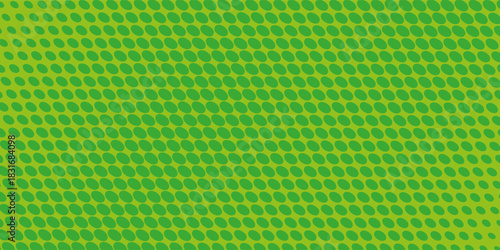 Abstract green and turquoise pop art background with halftone dots in retro comic style