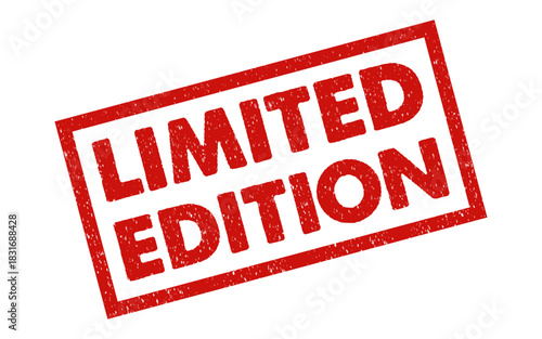 LIMITED EDITION Rubber Stamp Red Grunge Vector Seal Exclusive Product Special Offer
