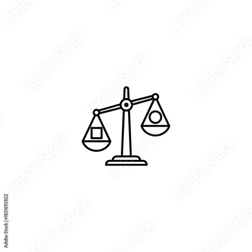 Bias Detection Scale Icon