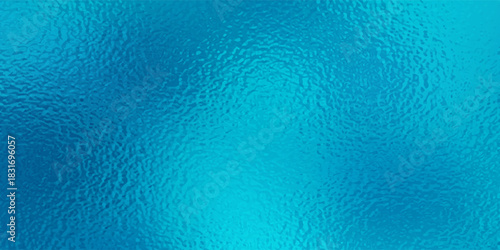 Blue Foil Texture Background with Glass Effect or sea blue glass texture