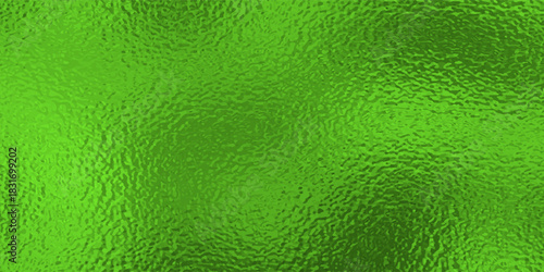 Soft Yellow green shiny Foil Texture Background with Glass Effect or sea green glass texture. bright lime green frosted foil texture with a glass-like diffusion effect. The surface has a subtle