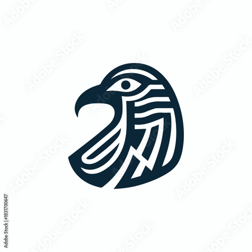 Horus Egypt God Logo