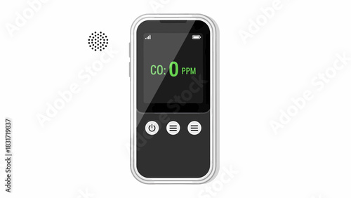 Carbon Monoxide Detector For Safety And Environmental Monitoring