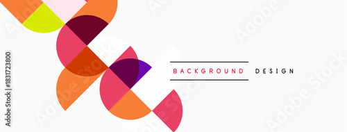 Abstract colorful circles overlap, creating dynamic visual effect. Background design features vibrant hues, modern aesthetic.