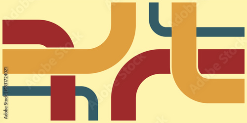 Abstract illustration of a complex network with interwoven colorful lines representing connectivity and system flow