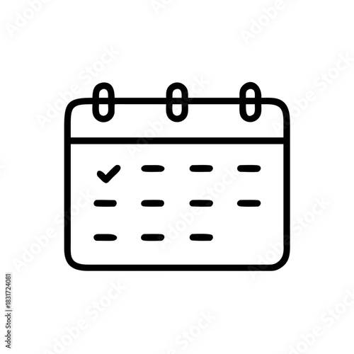 WORKSPACE calendar page icon transparent background