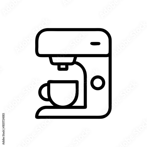 WORKSPACE coffee machine icon transparent background