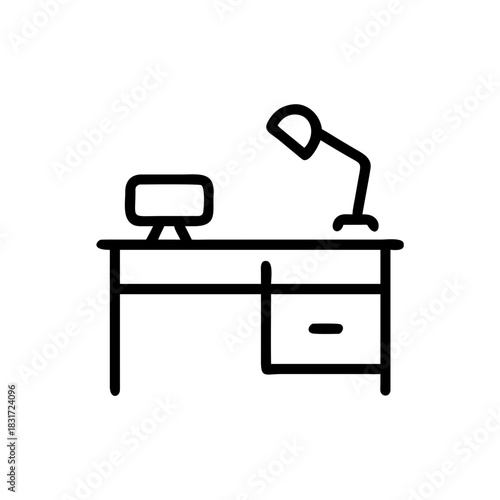 WORKSPACE desk icon transparent background