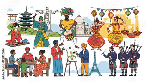 Celebrating Cultural Diversity Around The World With Different Traditions