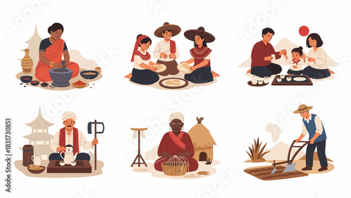 Cultural Practices Depicting Heritage, Tradition, and Global Community