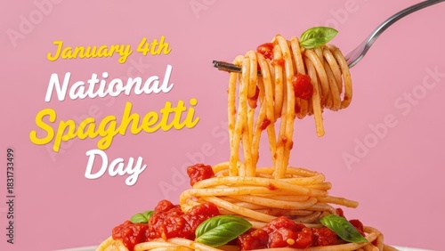 Celebrate National Spaghetti Day on January 4th