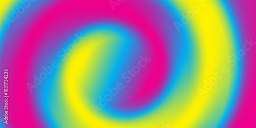 Abstract colorful globe circle geometric pattern design and background.