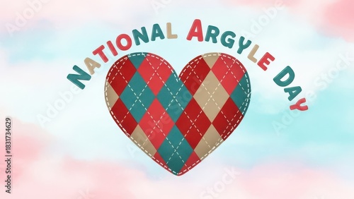 Celebrate National Argyle Day with a Stylish Heart Design