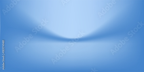Blue gradient background banner with copy space, place for product advertisement, text, etc.