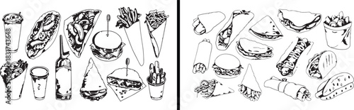 sandwich vector, meal illustration, snack art, food icon, lunch design, healthy food, fast snack, restaurant vector, diet lunch, fresh sandwich