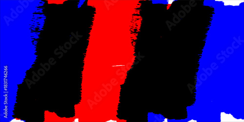 Abstract Color Split: Bold Blue and Red Split Background for Design Projects
