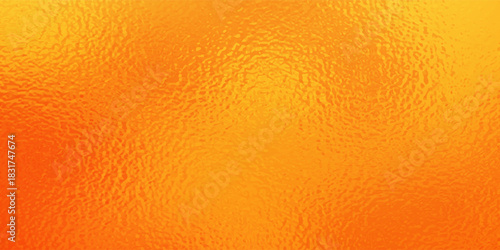 Amber colored hologram foil texture. Bright abstract background. Frosted glass texture.