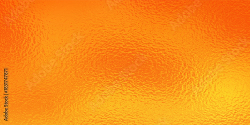 Amber colored hologram foil texture. Bright abstract background. Frosted glass texture.