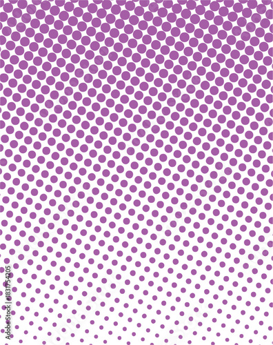 Seamless vintage pink polka dot pattern texture vector illustration backdrop design. Halftone design. 