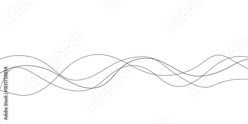 Black satin ribbon bow tie accessory for business fashion design. Black satin ribbon bow tie accessory for business fashion design.  Background pattern seamless luxury black wave. 