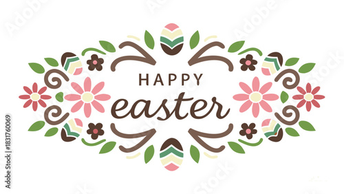 Highly detailed flat vector illustration of an insect featuring intricate patterns and vibrant colors perfect for nature and science themes