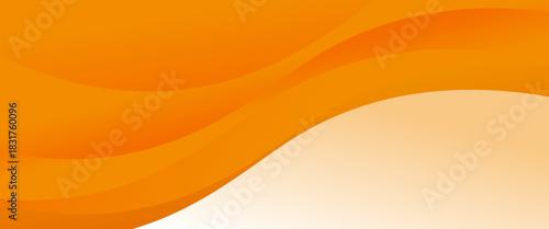 orange line background curve element with white space for text and message design, Modern trendy design in vector EPS 10