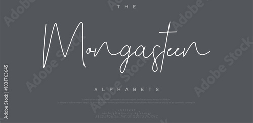 Vintage and classic alphabet font set design. Vector illustration typeface. Decorative serif fonts collection. Ligature collective designs.