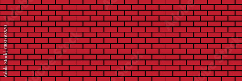 Red brick wall background. architecture construction stone block brick wallpaper. seamless building cement concrete wall grunge background.