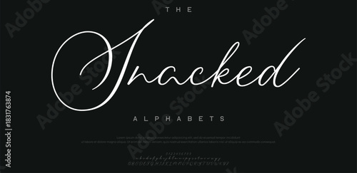 Abstract typography poster letters and numbers set. Creative urban sport fashion futuristic font. vector illustration