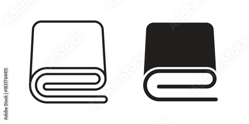 blanket icon template color editable. for graphic and web design.