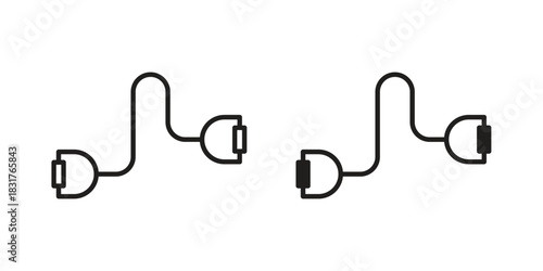 Chest expander icon template color editable. for graphic and web design.