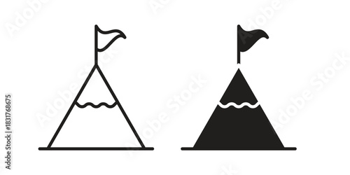 Effort icon template color editable. for graphic and web design.