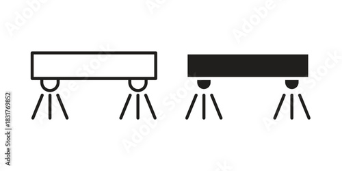 Flyboard icon template color editable. for graphic and web design.