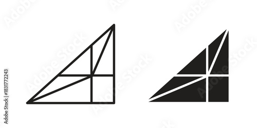 Joist icon template color editable. for graphic and web design.