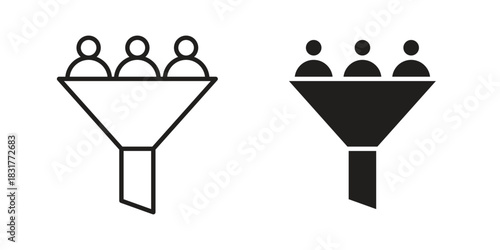 Lead generation icon template color editable. for graphic and web design.