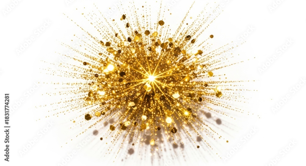 Obraz premium golden star burst