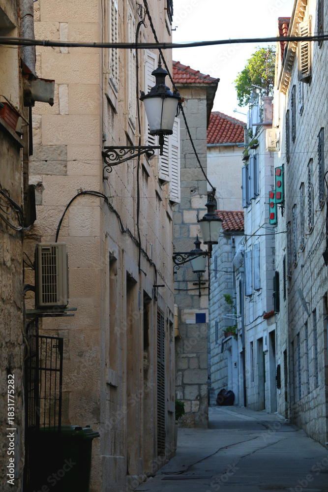 Naklejka premium Traditional Mediterranean architecture in Split, Croatia.