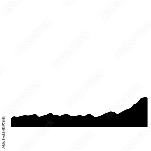 mountain landscape silhouette 