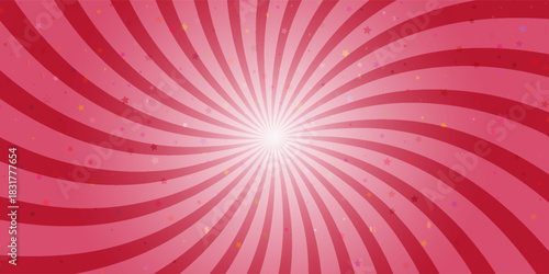 Pink gradient radiation Background illustration