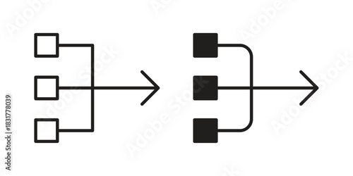 Simplify icon template color editable. for graphic and web design.
