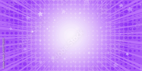 pop stars popping out light purple radiation background illustration