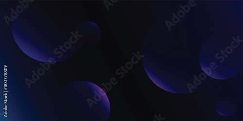 three dimensional earth dark blue and purple circle background