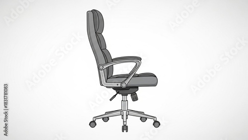 Ergonomic executive office chair adjustable height swivel task chair computer desk chair for home and office use