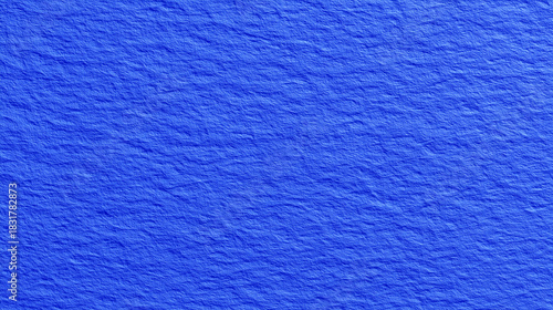 鮮やかな青色の紙テクスチャ背景素材