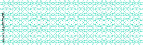 Cheque green watermark for certificate, voucher, money vector illustration