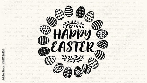 Whimsical easter overhead perspective banner design featuring colorful elements and festive decorations perfect for seasonal promotions and celebrations