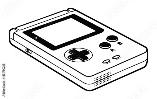 mp3 player isolated on white background